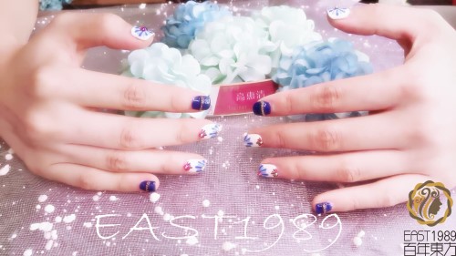  青花美甲怎么做？保定東方技工學(xué)校教你巧做美甲！